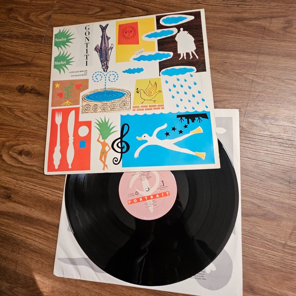 Gontiti – Sunday Market 1986‎ Portrait Records R 44438 LP 12" PROMO EX EX/EX